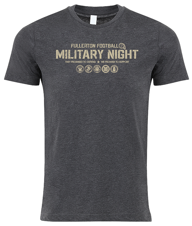 Fullerton Football Military Night 2024 T Shirt