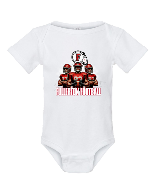 Fullerton Mini MVP Football Onesie